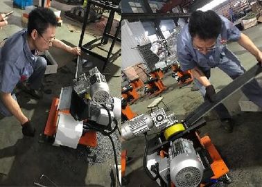 Low Noise Portable Plate Edge Milling Machine Smooth Cutting Simple Operation