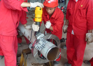 1"-56" Working Range Pipe Cold Cutter Machine Pipe End Surface Polisher