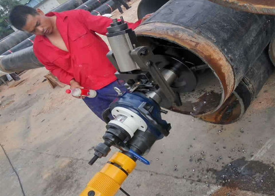240mm Electric Pipe Beveling Machine 16r/Min Auto Feed