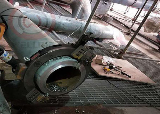 เครื่องตัดและบากท่อไฟฟ้าแบบ Edge Milling 1430mm